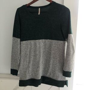 Hunter green and grey sweatshirt from VICI